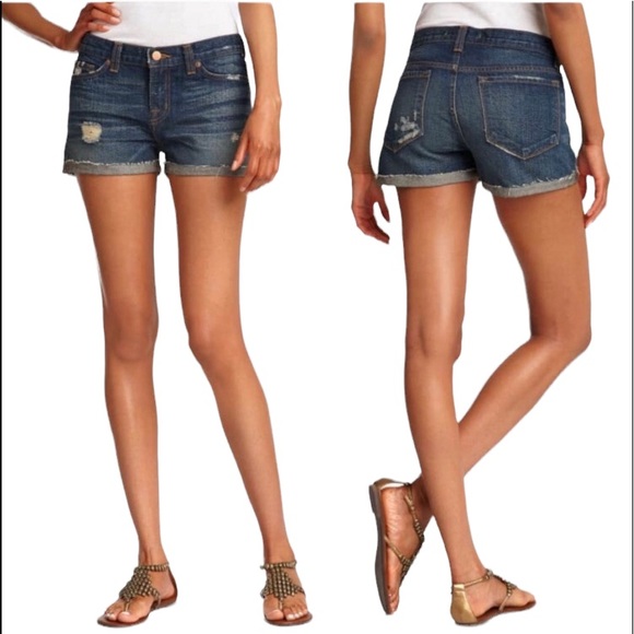 J Brand Mako Distressed Cuffed Denim Shorts Sz 31 - Picture 15 of 15